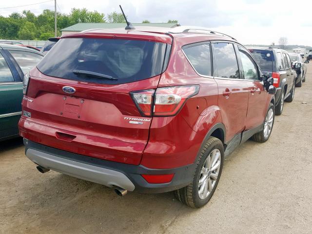 1FMCU9J9XJUB06500 - 2018 FORD ESCAPE TIT RED photo 4