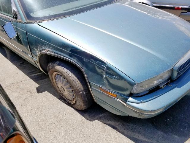 2G4WB54L4P1462254 - 1993 BUICK REGAL CUST GREEN photo 9