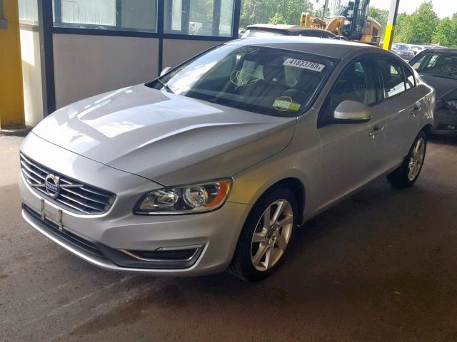 YV1612FS8E1288695 - 2014 VOLVO S60 T5 SILVER photo 2