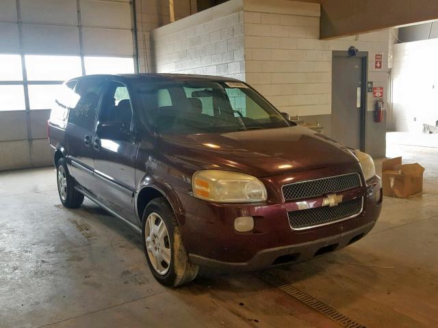 1GNDV23W38D192170 - 2008 CHEVROLET UPLANDER L BURGUNDY photo 1