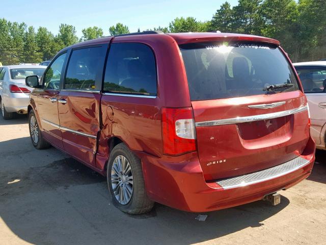 2C4RC1CG3FR531785 - 2015 CHRYSLER TOWN & COU RED photo 3