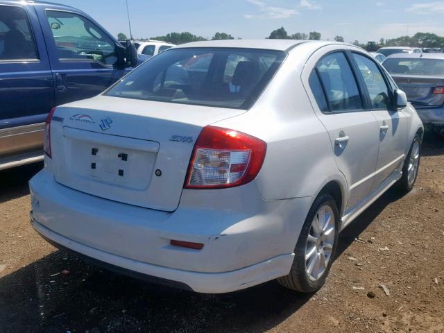 JS2YC414485100965 - 2008 SUZUKI SX4 WHITE photo 4