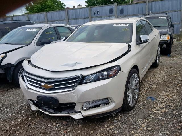 1G1155S34EU104638 - 2014 CHEVROLET IMPALA LTZ WHITE photo 2