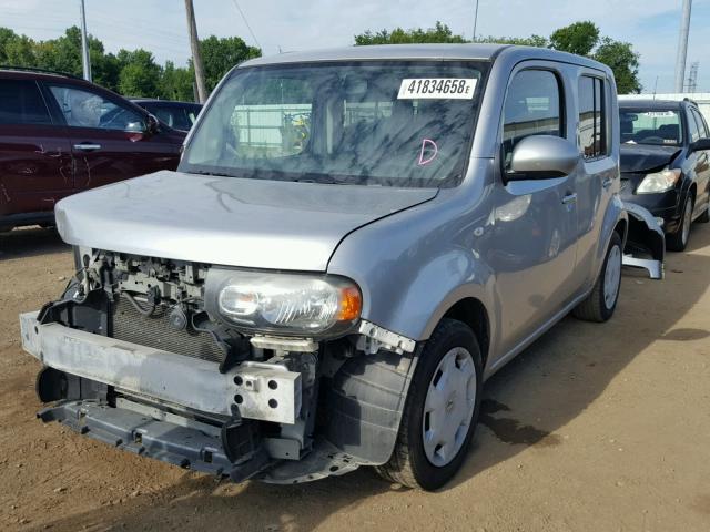 JN8AZ2KR2BT209263 - 2011 NISSAN CUBE BASE SILVER photo 2