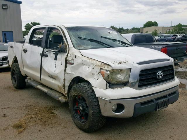 5TBDV54147S485391 - 2007 TOYOTA TUNDRA CRE WHITE photo 1