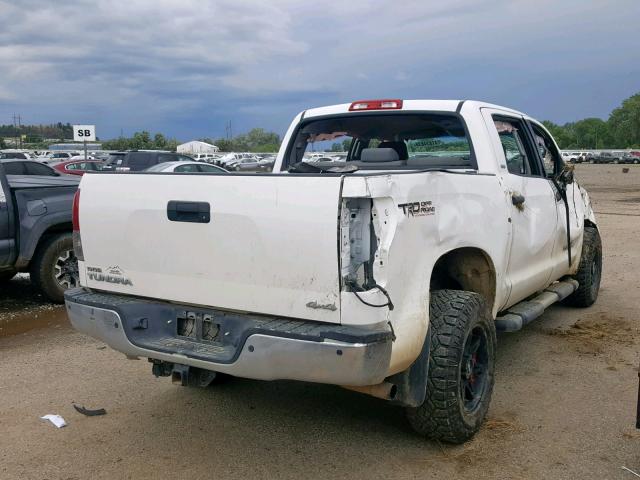 5TBDV54147S485391 - 2007 TOYOTA TUNDRA CRE WHITE photo 4