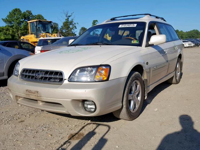 4S3BH806947634201 - 2004 SUBARU LEGACY OUT WHITE photo 2