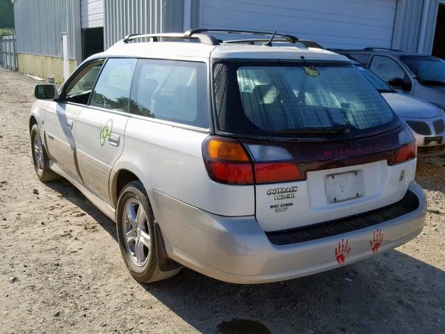 4S3BH806947634201 - 2004 SUBARU LEGACY OUT WHITE photo 3