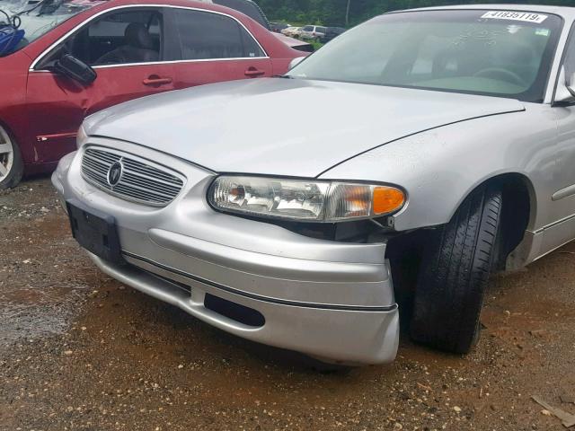 2G4WB55K921270097 - 2002 BUICK REGAL LS SILVER photo 9