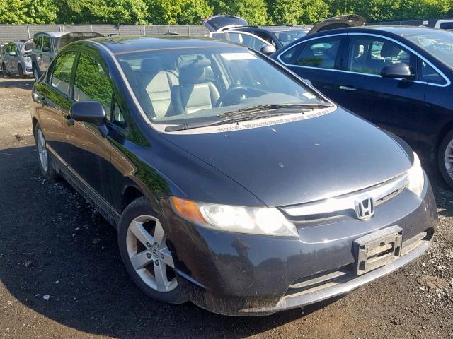 2HGFA16988H342131 - 2008 HONDA CIVIC EXL BLACK photo 1