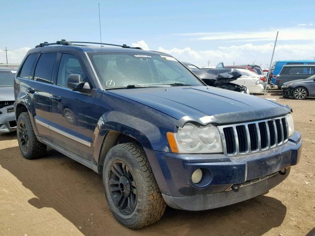 1J4HR58205C675388 - 2005 JEEP GRAND CHER BLUE photo 1