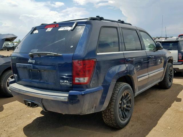 1J4HR58205C675388 - 2005 JEEP GRAND CHER BLUE photo 4