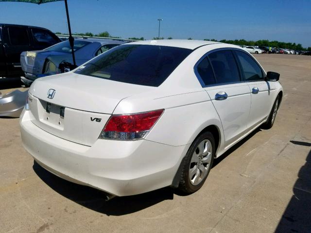 5KBCP3F85AB003634 - 2010 HONDA ACCORD EXL WHITE photo 3