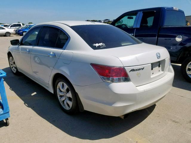 5KBCP3F85AB003634 - 2010 HONDA ACCORD EXL WHITE photo 4