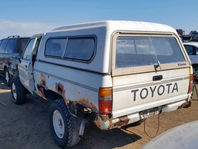 JT4VN63C6J0020514 - 1988 TOYOTA PICKUP SHO WHITE photo 3