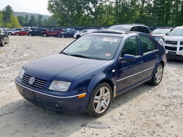 3VWSE69M74M012097 - 2004 VOLKSWAGEN JETTA GLS BLUE photo 2