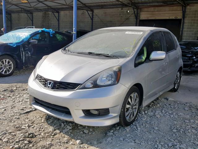 JHMGE8H55CC018056 - 2012 HONDA FIT SPORT SILVER photo 2