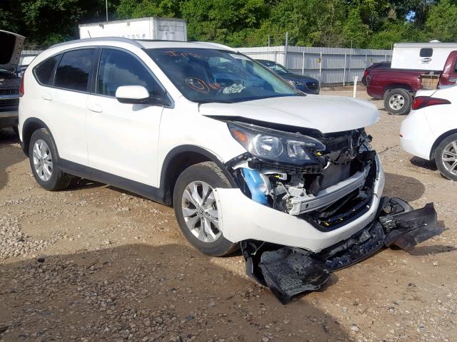 5J6RM4H71EL068098 - 2014 HONDA CR-V EXL WHITE photo 1