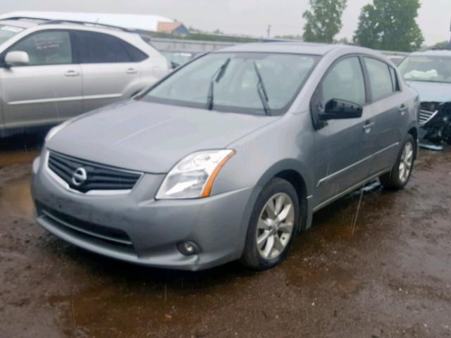 3N1AB6AP0BL667608 - 2011 NISSAN SENTRA 2.0 GRAY photo 2