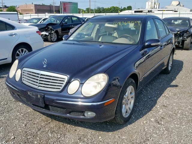 WDBUF65J03A322235 - 2003 MERCEDES-BENZ E 320 BLUE photo 2