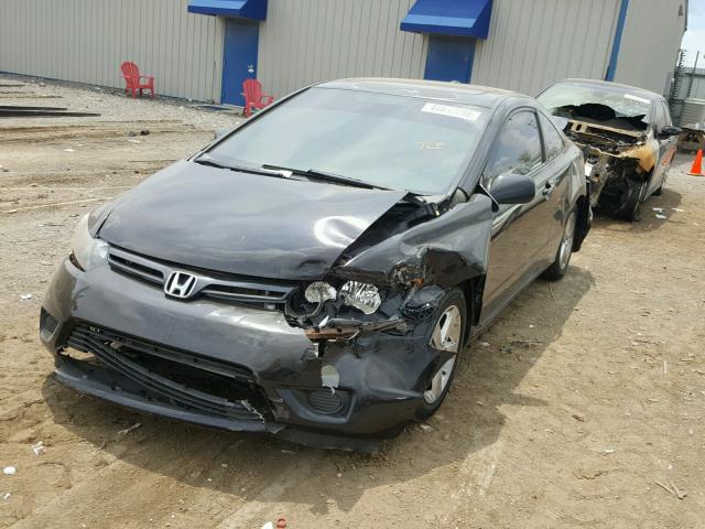 2HGFG129X8H558700 - 2008 HONDA CIVIC EXL BLACK photo 2