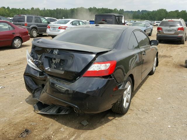 2HGFG129X8H558700 - 2008 HONDA CIVIC EXL BLACK photo 4