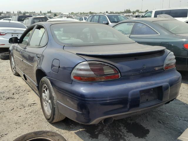 1G2WP52K31F221306 - 2001 PONTIAC GRAND PRIX BLUE photo 3