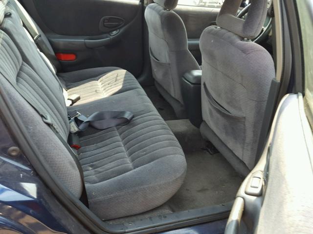 1G2WP52K31F221306 - 2001 PONTIAC GRAND PRIX BLUE photo 6