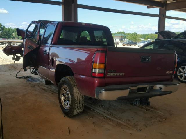 2GTEC13V361297093 - 2006 GMC NEW SIERRA MAROON photo 3