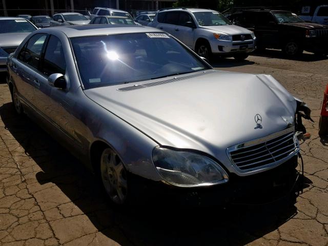 WDBNG75J91A198518 - 2001 MERCEDES-BENZ S 500 SILVER photo 1