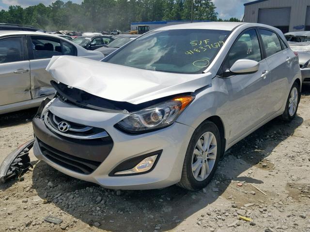 KMHD35LH2EU192413 - 2014 HYUNDAI ELANTRA GT SILVER photo 2