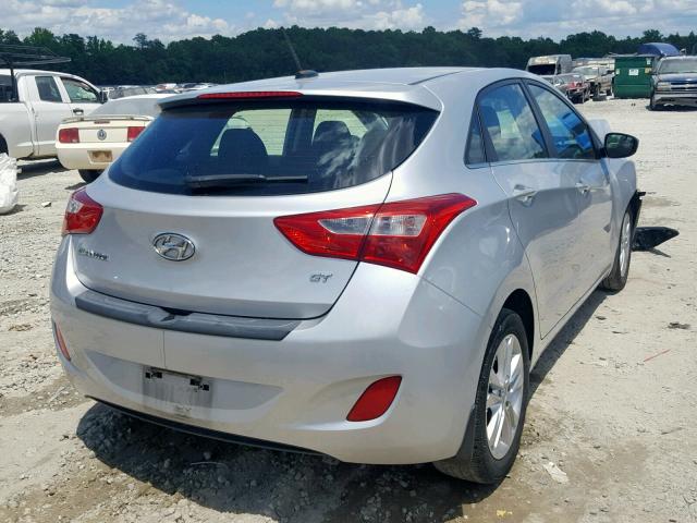 KMHD35LH2EU192413 - 2014 HYUNDAI ELANTRA GT SILVER photo 4