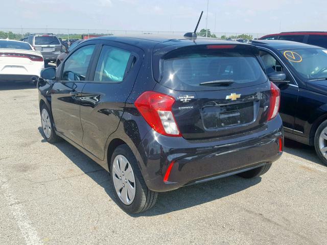 KL8CB6SA7JC439477 - 2018 CHEVROLET SPARK LS BLACK photo 3