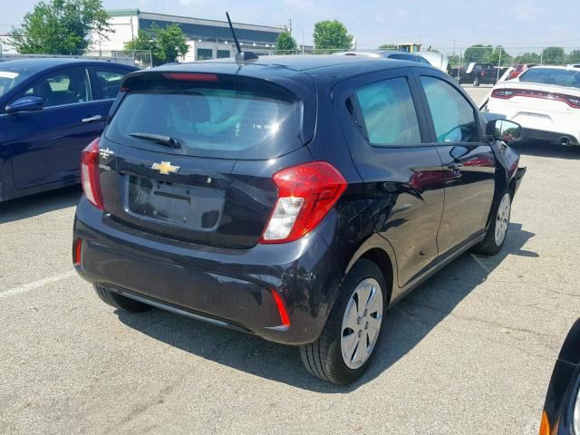 KL8CB6SA7JC439477 - 2018 CHEVROLET SPARK LS BLACK photo 4