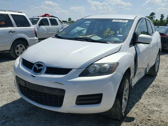 JM3ER29L180197140 - 2008 MAZDA CX-7 WHITE photo 2