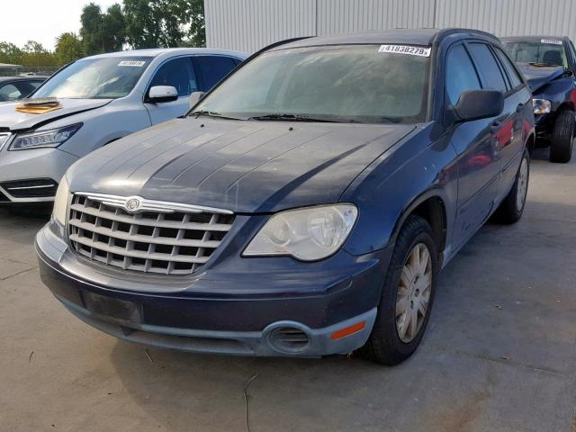 2A8GM48L18R659403 - 2008 CHRYSLER PACIFICA L BLUE photo 2