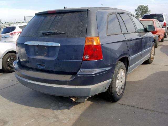 2A8GM48L18R659403 - 2008 CHRYSLER PACIFICA L BLUE photo 4