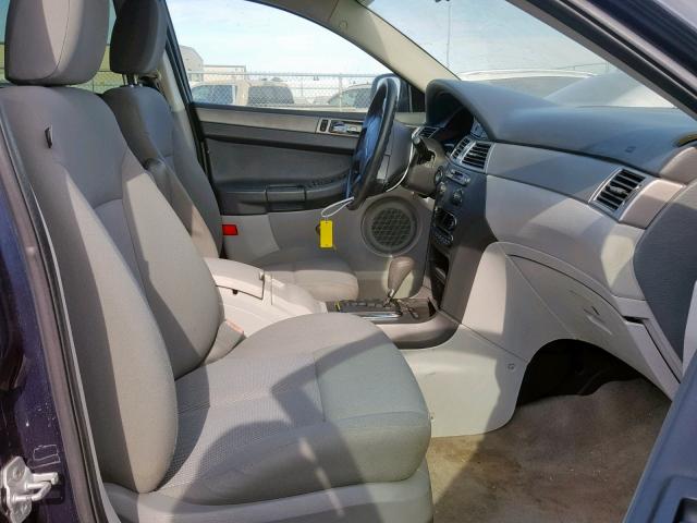 2A8GM48L18R659403 - 2008 CHRYSLER PACIFICA L BLUE photo 5