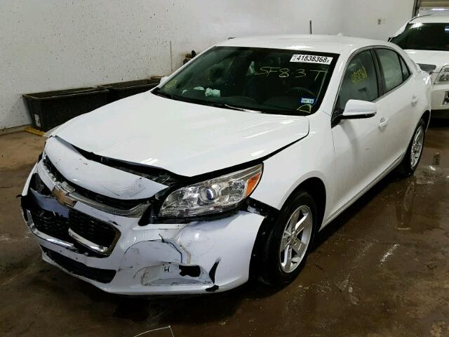 1G11C5SA7GF147625 - 2016 CHEVROLET MALIBU LIM WHITE photo 2