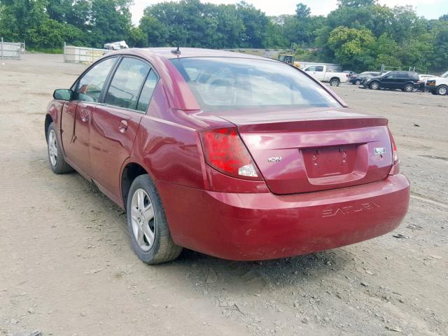 1G8AJ55F86Z124432 - 2006 SATURN ION LEVEL MAROON photo 3