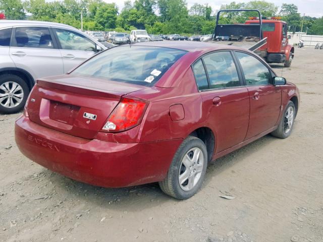 1G8AJ55F86Z124432 - 2006 SATURN ION LEVEL MAROON photo 4