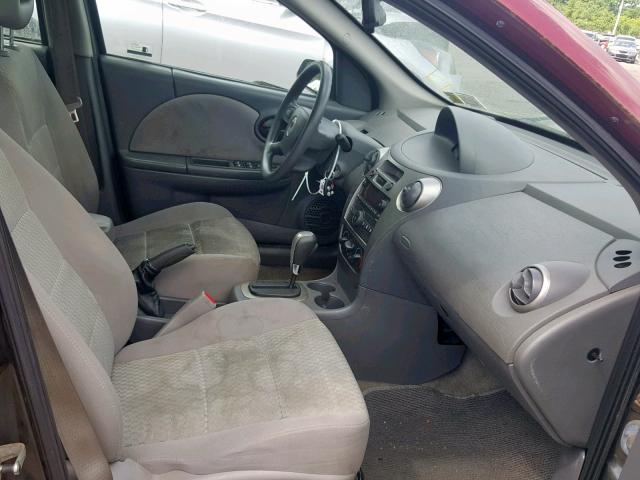 1G8AJ55F86Z124432 - 2006 SATURN ION LEVEL MAROON photo 5