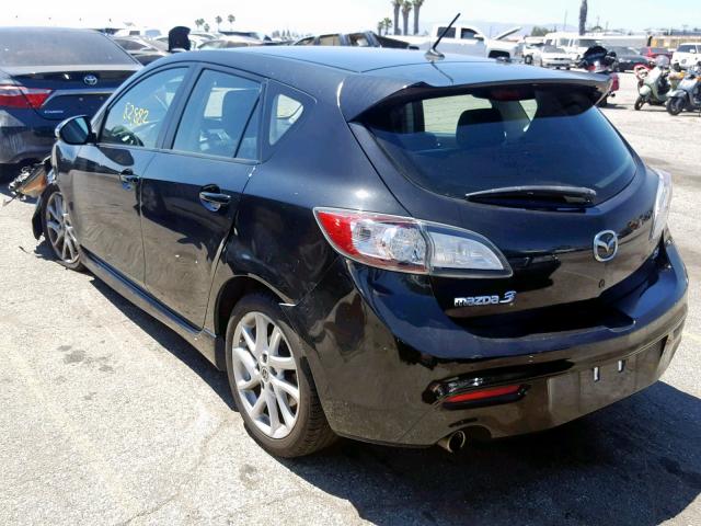 JM1BL1M63C1588821 - 2012 MAZDA 3 S BLACK photo 3