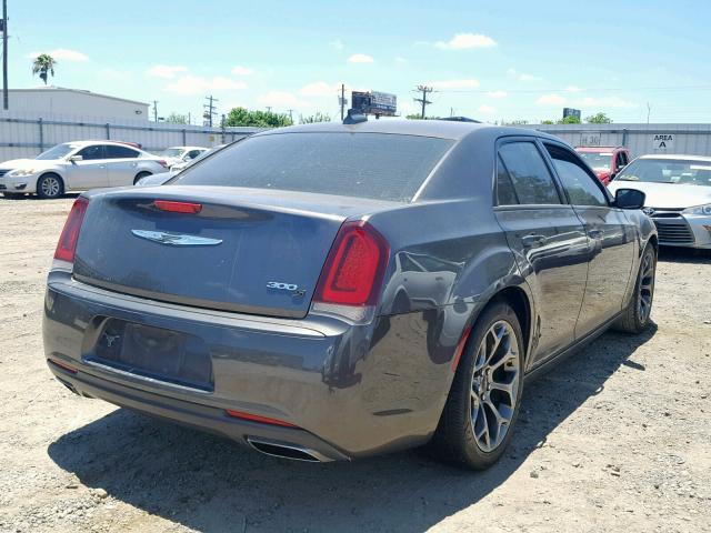 2C3CCABG8GH268874 - 2016 CHRYSLER 300 S GRAY photo 4