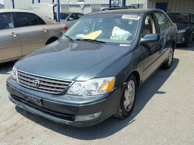 4T1BF28B33U309284 - 2003 TOYOTA AVALON XLE GREEN photo 2