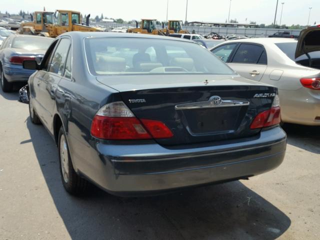 4T1BF28B33U309284 - 2003 TOYOTA AVALON XLE GREEN photo 3