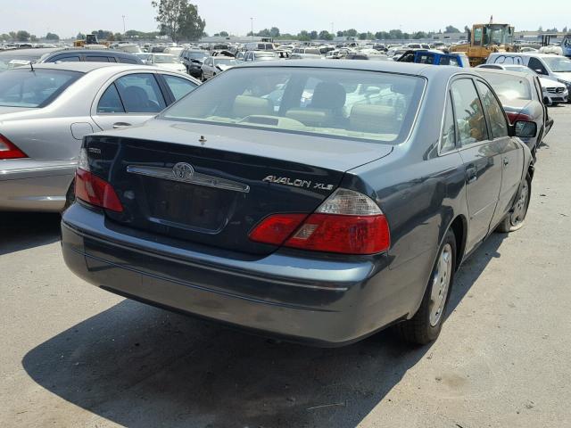 4T1BF28B33U309284 - 2003 TOYOTA AVALON XLE GREEN photo 4