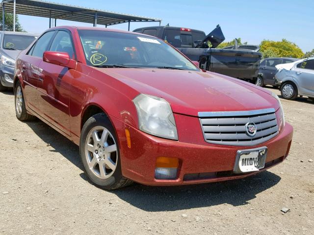 1G6DP567550202356 - 2005 CADILLAC CTS HI FEA RED photo 1