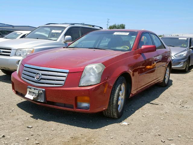 1G6DP567550202356 - 2005 CADILLAC CTS HI FEA RED photo 2