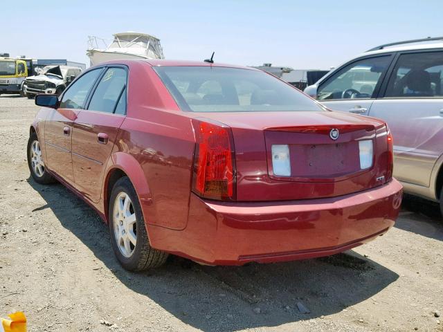 1G6DP567550202356 - 2005 CADILLAC CTS HI FEA RED photo 3